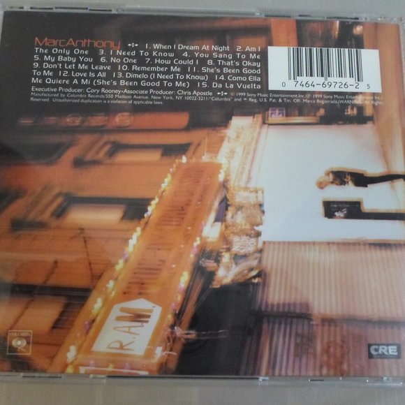 Marc Anthony CD - Picture 4 of 5
